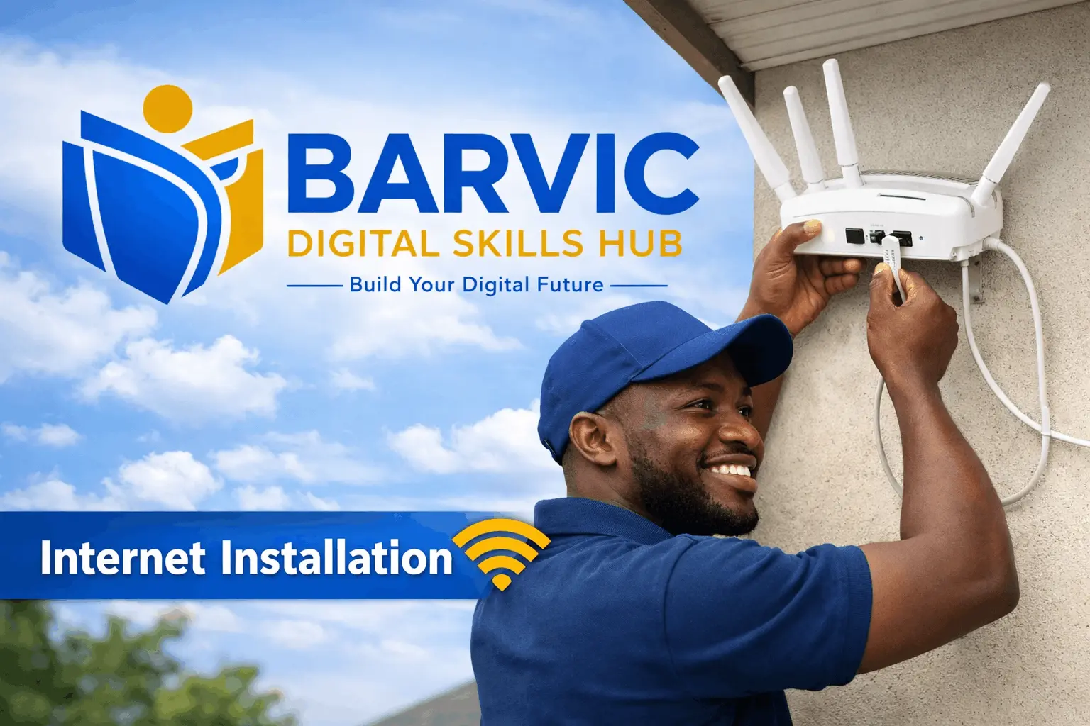 Internet installation for schools